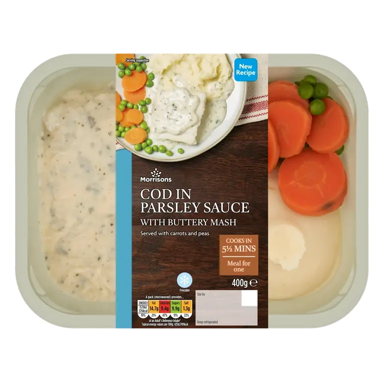 Cod In Parsley Sauce & Mash
