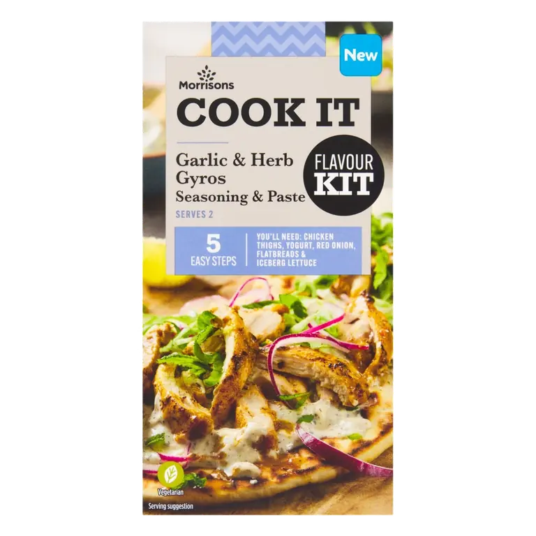 Cook It Garlic & Herb Gyros Seasoning & Paste Flavour Kit 31g