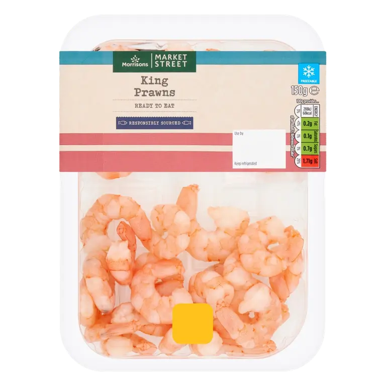 Cooked & Peeled King Prawns 150g