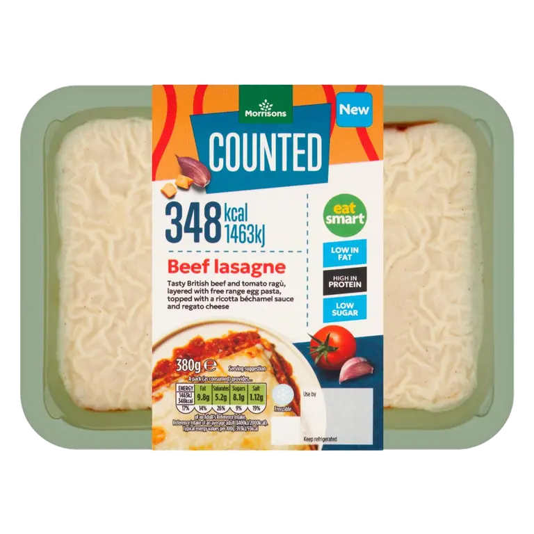 Counted Beef Lasagne 380g