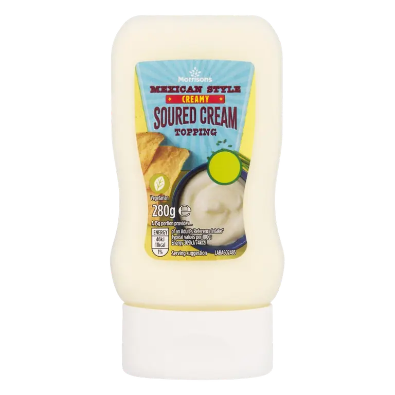 Creamy Soured Cream Squeezy Topping 280g
