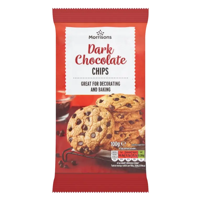 Dark Chocolate Chips 100g