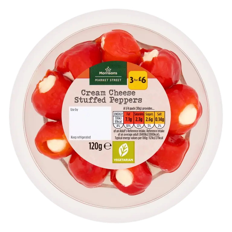 Deli Cream Cheese Stuffed Peppers 120g