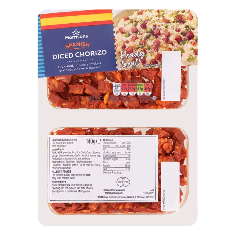Diced Spanish Chorizo