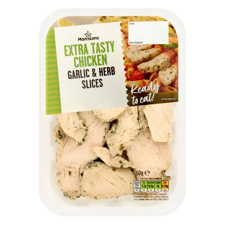 Extra Tasty Chicken Slices With Garlic And Herb