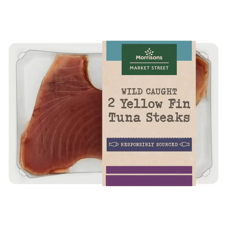 Fishmongers Frozen Yellow Fin Tuna Steaks