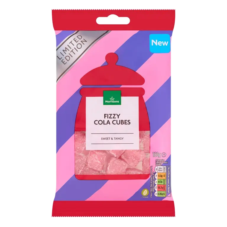Fizzy Cola Cubes Limited Edition 180g
