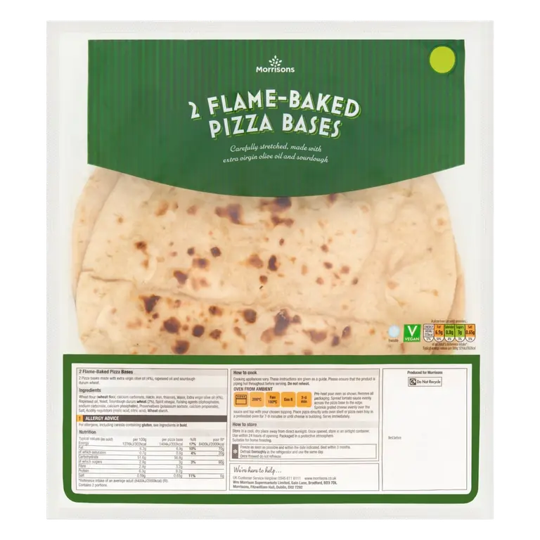 Flame-Baked Sourdough Pizza Bases
