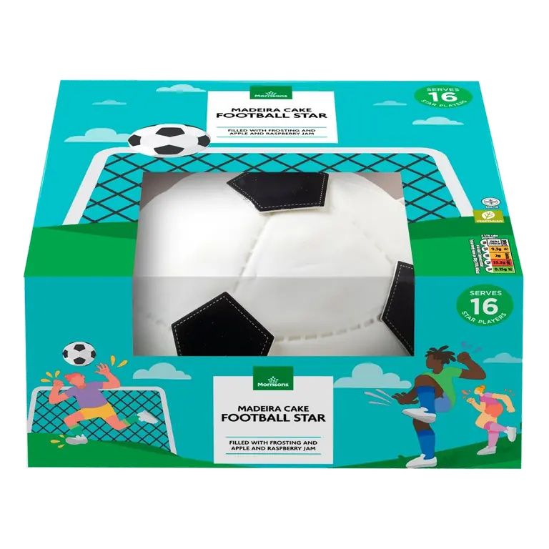Football Celebration Cake Serves 16 1008g