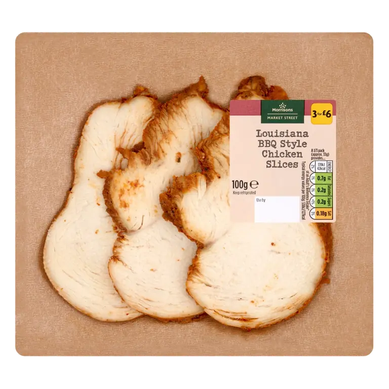 From Our Deli Market Street Louisiana Bbq Chicken Slices 100G