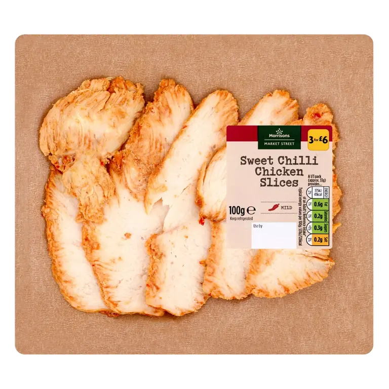 From Our Deli Market Street Sweet Chilli Chicken Slices 100G
