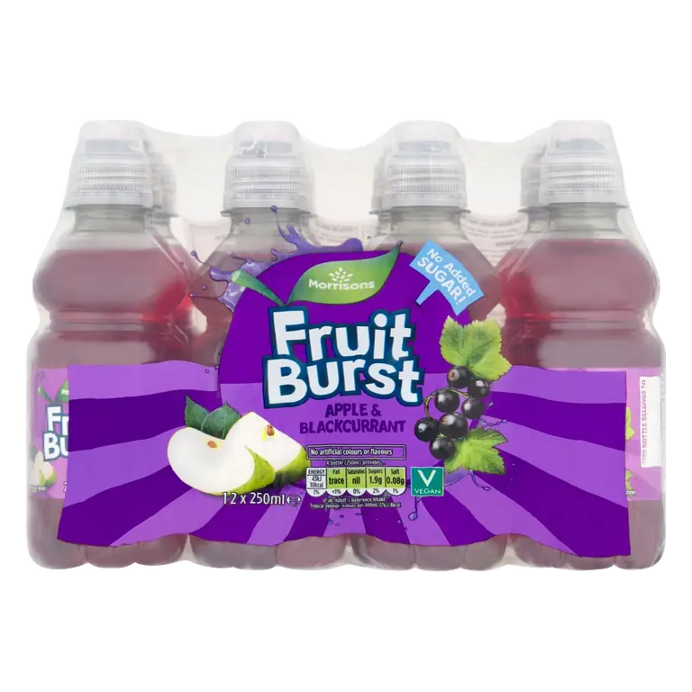 Fruit Burst Apple & Blackcurrant 12 x 250ml