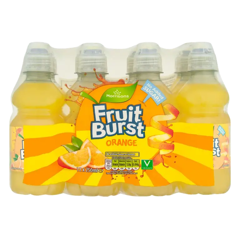 Fruit Burst Orange 12 x 250ml