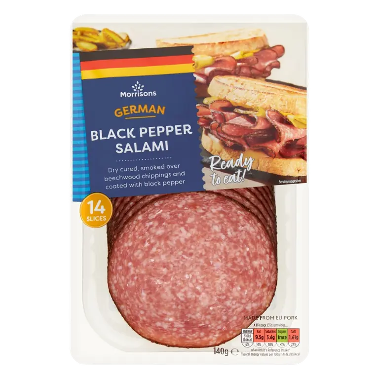 German Black Peppered Salami