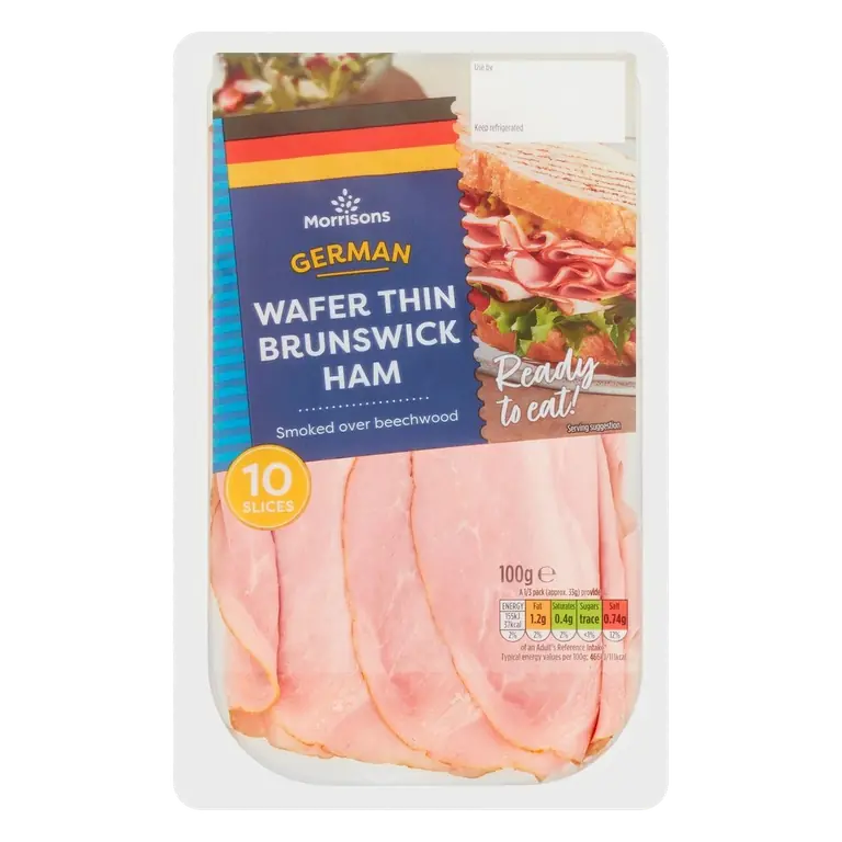 German Wafer Thin Ham 10 Slices