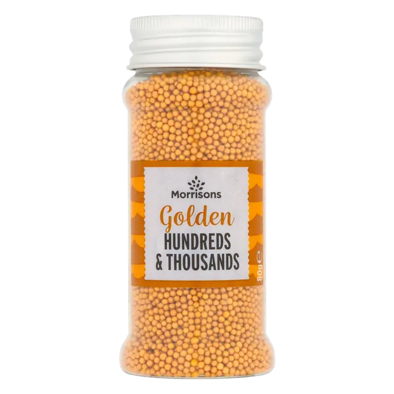 Gold Hundreds And Thousands Sprinkles