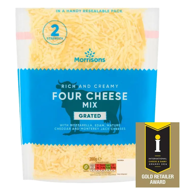 Grated Four Cheese Mix 200g