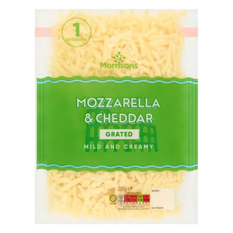 Grated Mozzarella & Cheddar Mix 240g