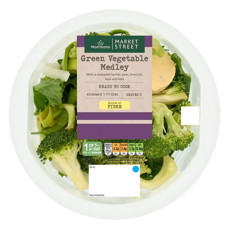 Green Vegetable Medley 250g