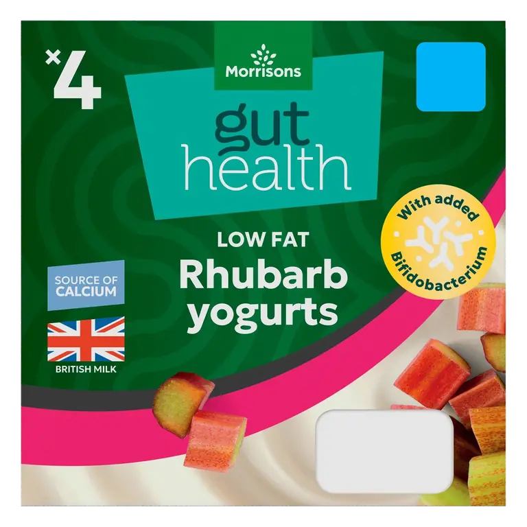 Gut Health Rhubarb Yoghurt 4 x 115g