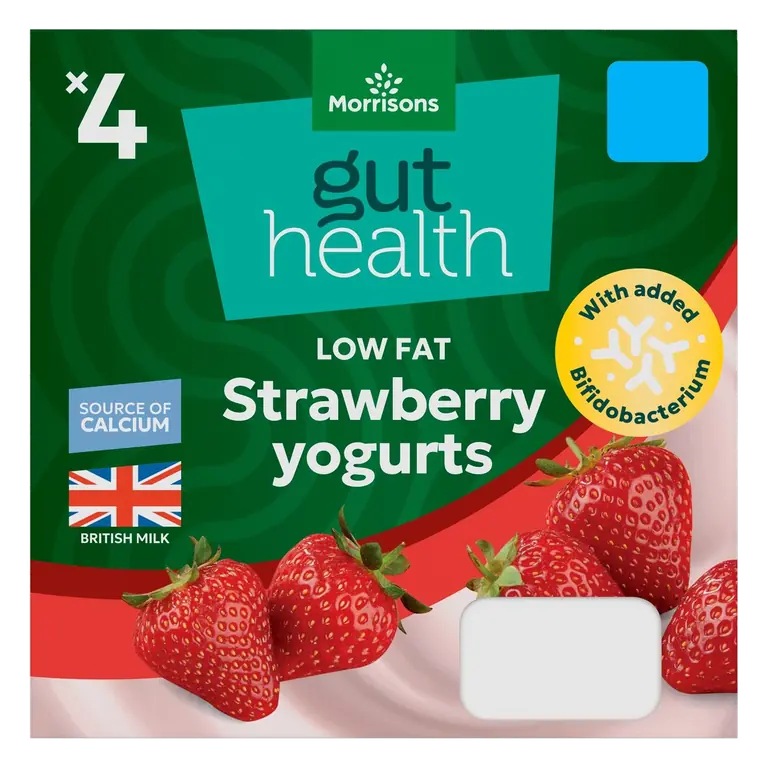 Gut Health Strawberry Yoghurt 4X115g
