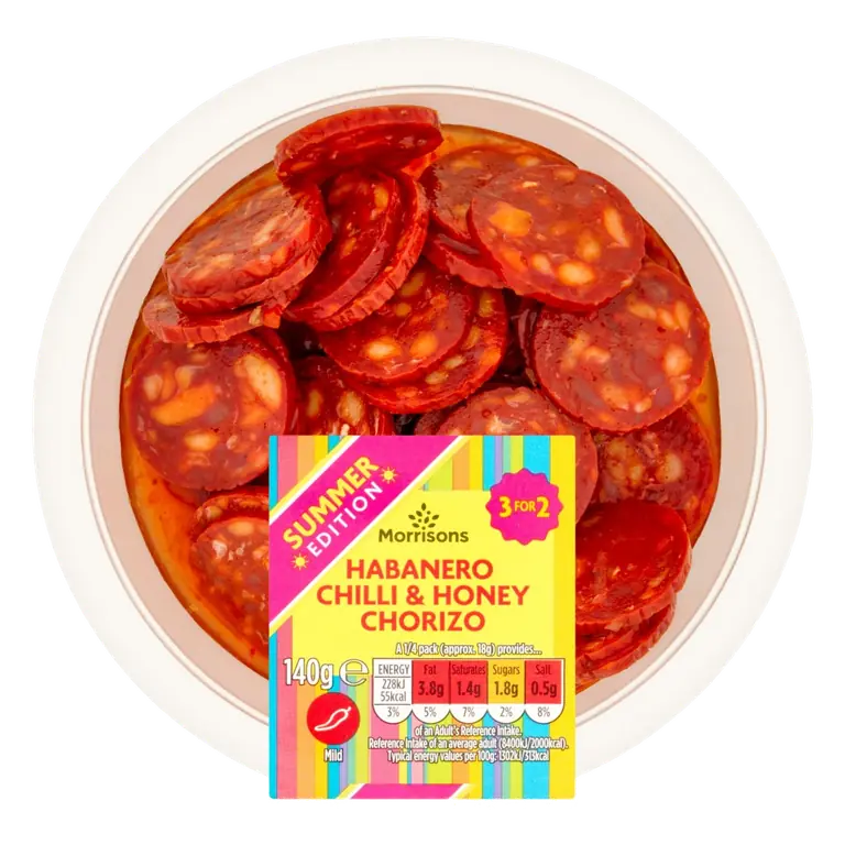 Habenero Chilli And Honey Chorizo 140g