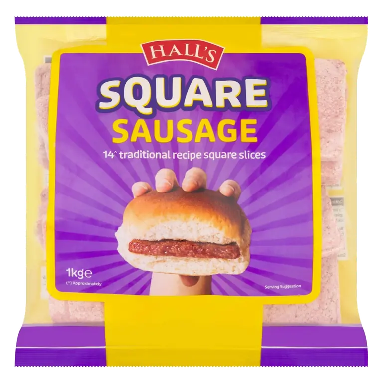 Hall's 14 Slices Square Sausage