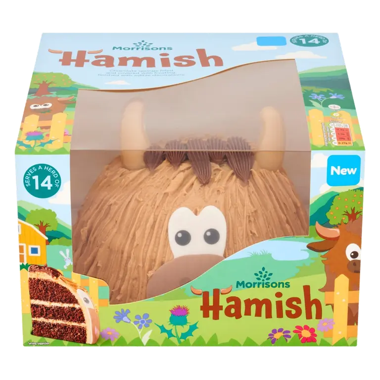 Hamish Highland Cow Cake Serves 14