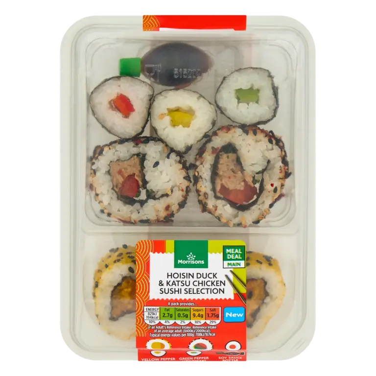 Hoisin Duck & Katsu Chicken Sushi Selection