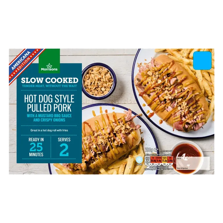 Hot Dog Style Pulled Pork 390G