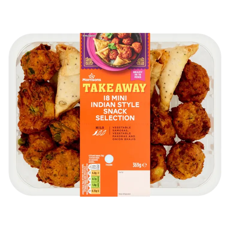 Indian Takeaway 18 Mini Indian Snack Selection