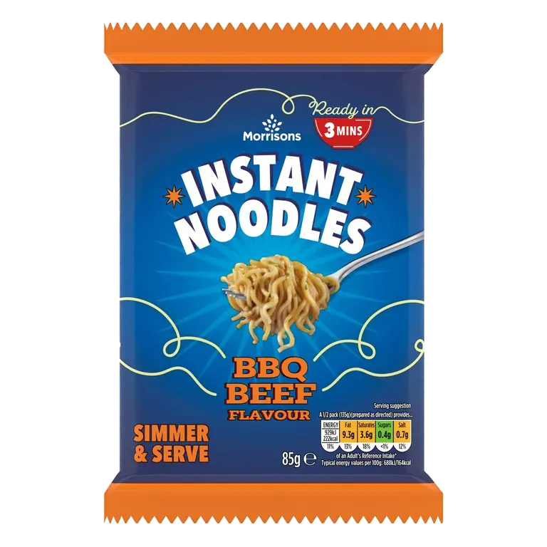 Instant Noodles BBQ Beef