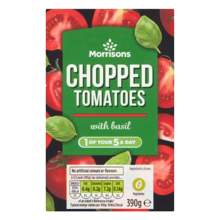 Italian Chopped Tomatoes with Basil (390g)