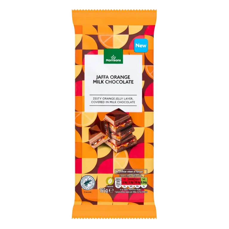 Jaffa Orange Milk Chocolate Bar 165g