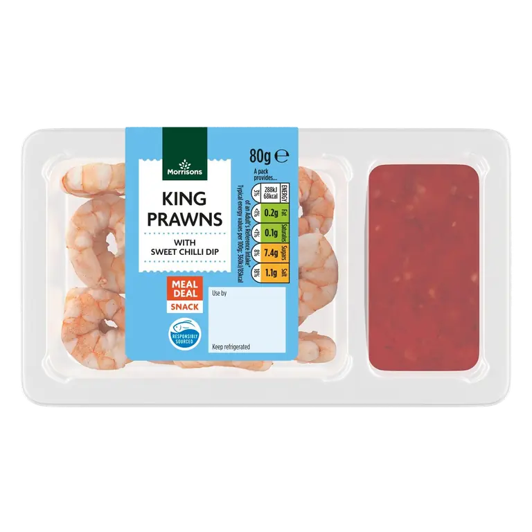 King Prawns With A Sweet Chilli Dip