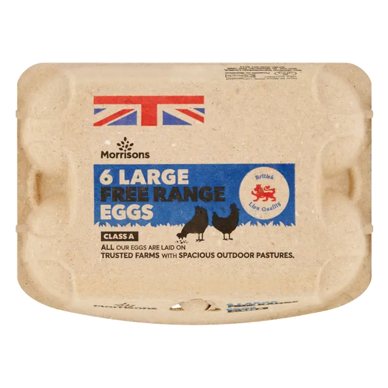 Large Free Range Eggs 6 Pack