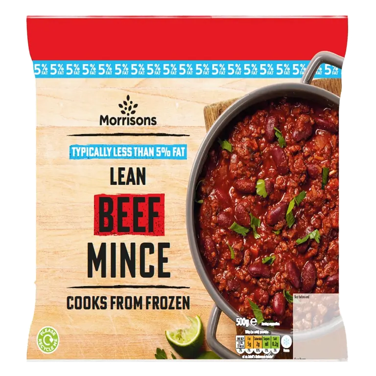 Lean Beef Mince 5% Fat 500g