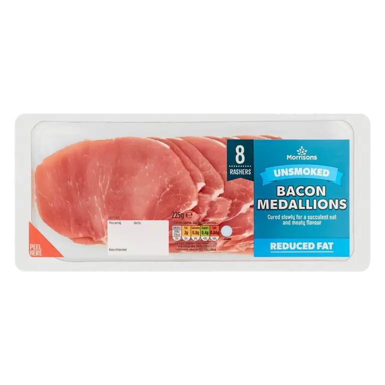 Lean Unsmoked Bacon Medallions