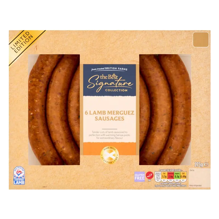 Limited Edition Signature Lamb Merguez Sausages 275g