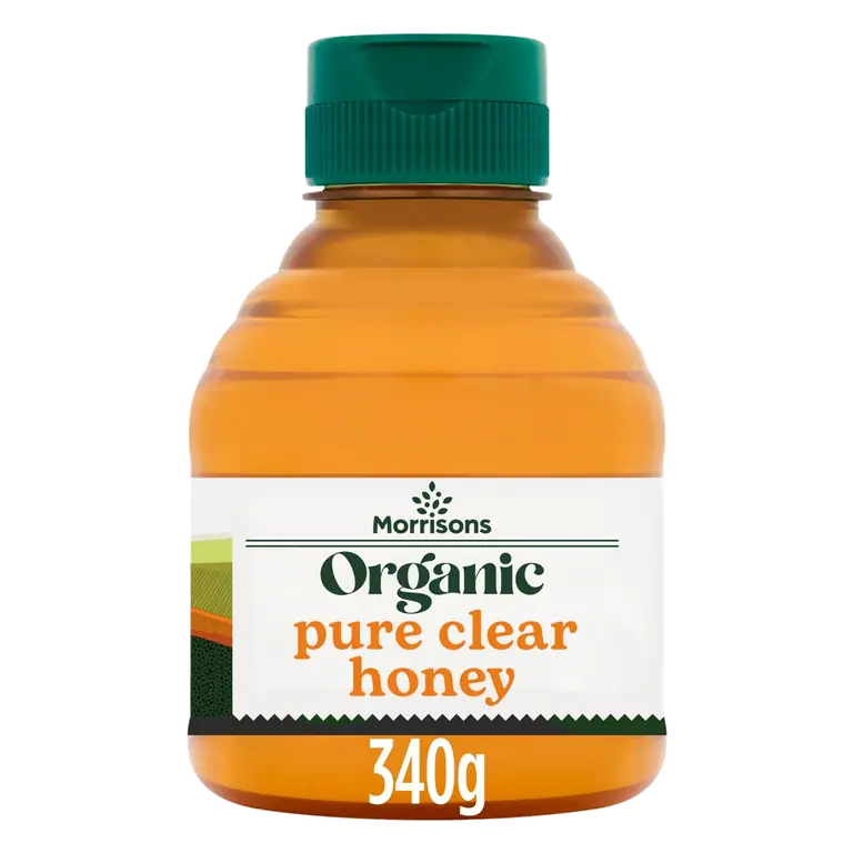 M Organic Squeezy Pure Clear Honey 340g