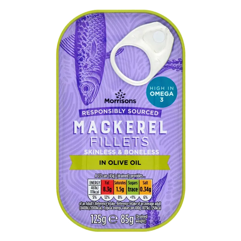Mackerel Fillets In Olive Oil (125g)