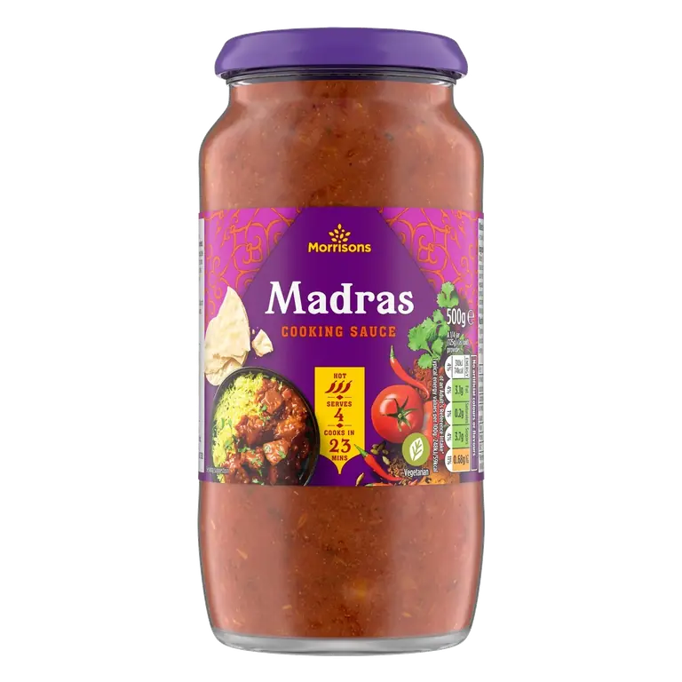 Madras Hot Curry Sauce 500g