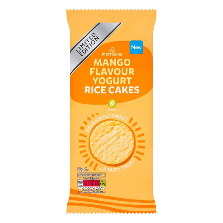 Mango & Yogurt Rice Cakes