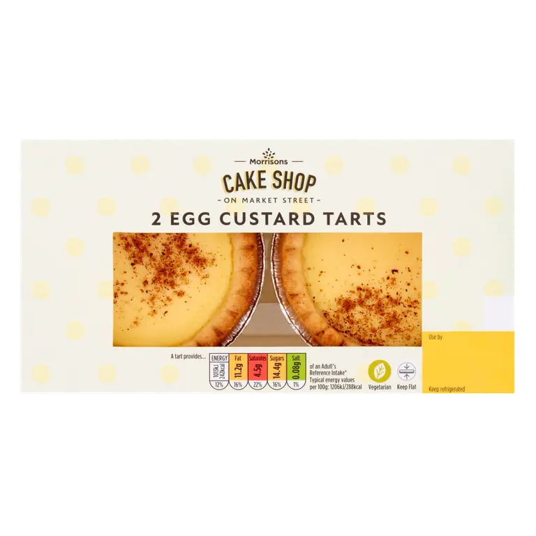 Market Street 2 Egg Custard Tarts