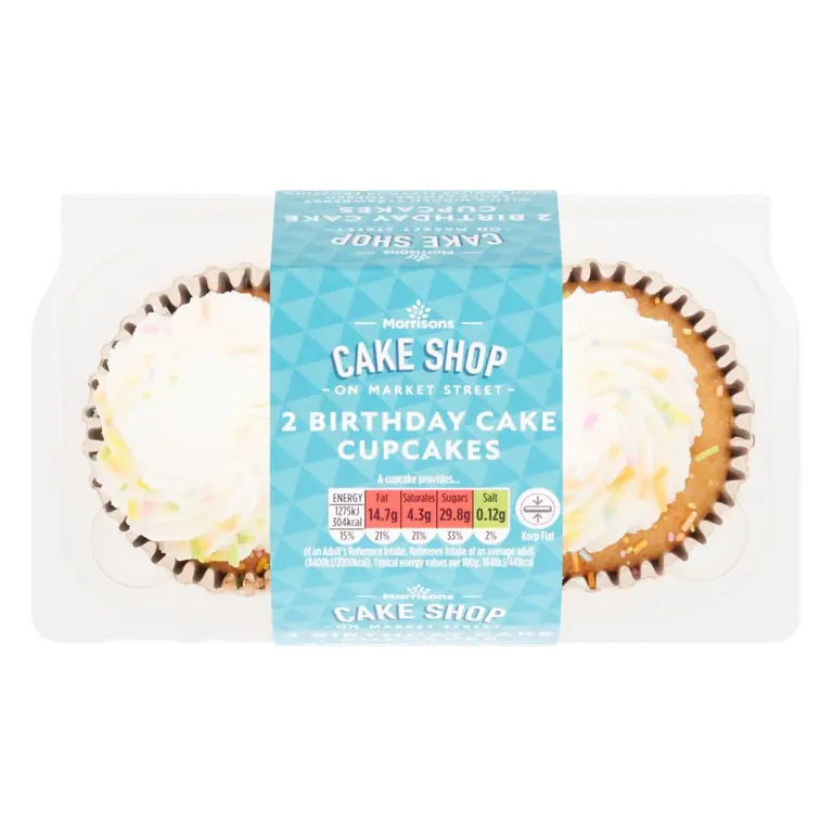 Market Street Birthday Cake Cupcakes
