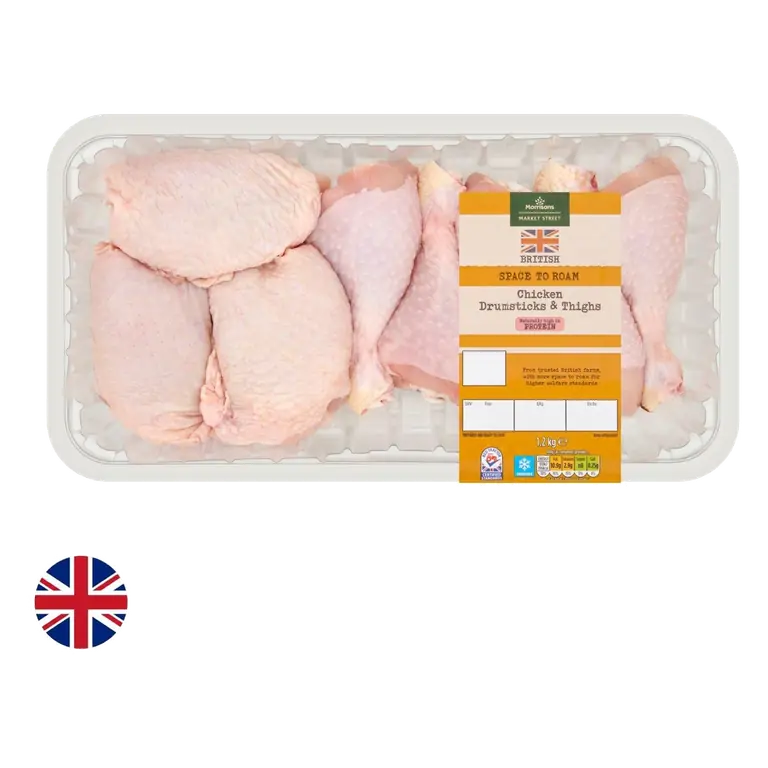 Market Street British Chicken Drumsticks & Thighs 1.2kg