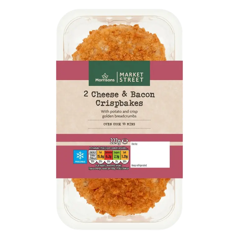 Market Street Cheese & Bacon Crispbake 227g