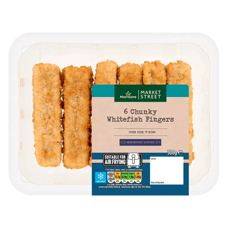 Market Street Chunky Breaded Fish Fingers 300G