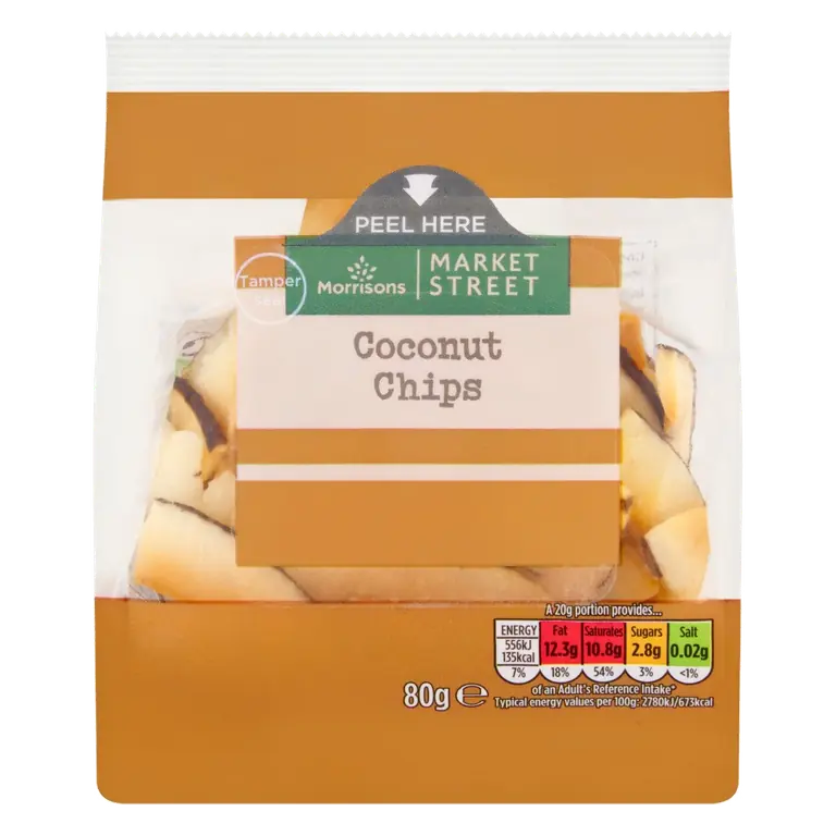 Market Street Coconut Chips 80g