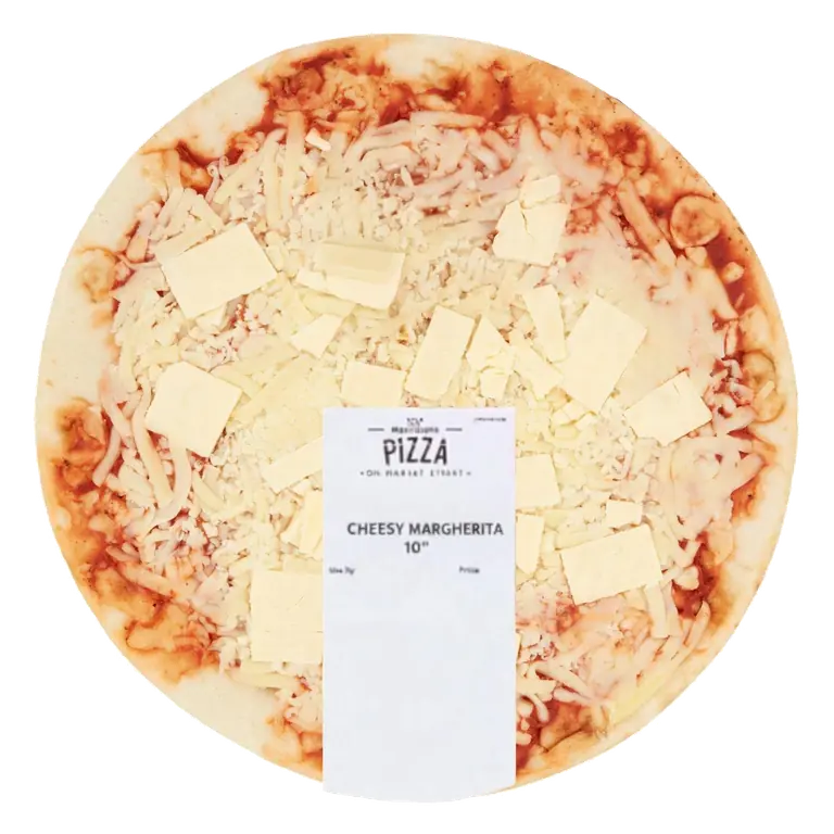 Market Street Extra Cheesy Thin Stonebaked 10" Pizza